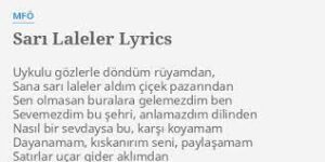 MFÖ – Sarı Laleler