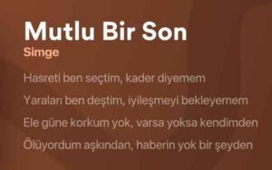 Simge – Mutlu Bir Son