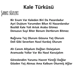 NesliŞah – Kale Türküsü