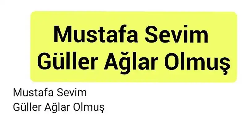 Mustafa Sevim – Güller Ağlar Olmuş Şarkı İndir