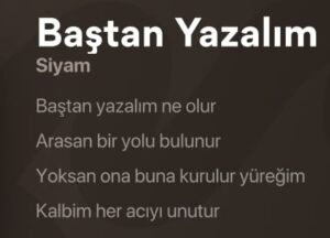 Siyam – Baştan Yazalım mp3 indir