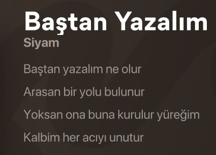 Siyam – Baştan Yazalım Şarkı İndir